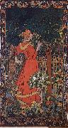 Jozsef Rippl-Ronai Woman in red oil painting on canvas